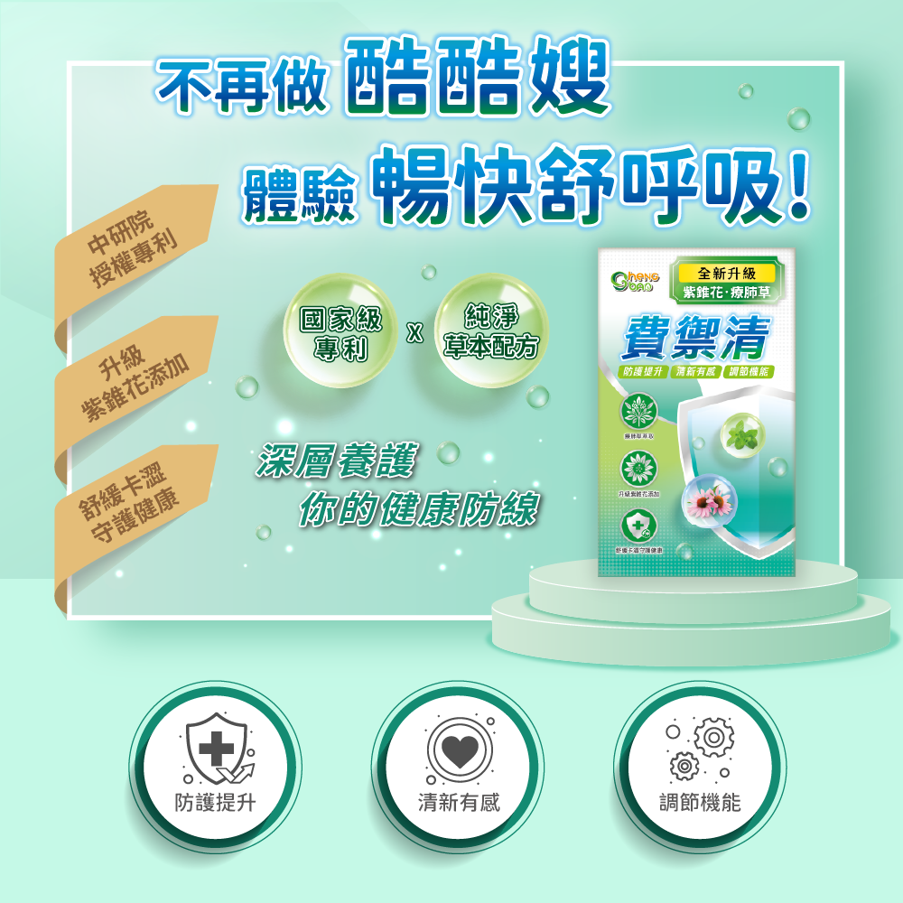買2送1 費禦清療肺草複方口含錠(30錠/盒)